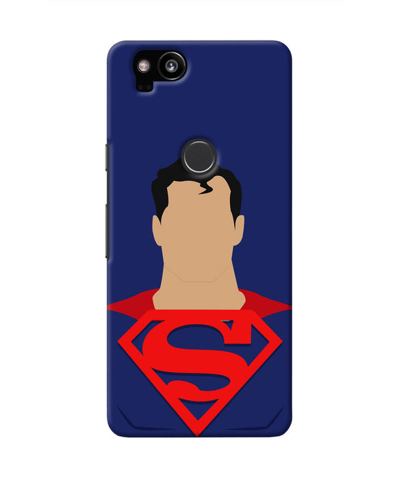 Superman Cape Google Pixel 2 Real 4D Back Cover