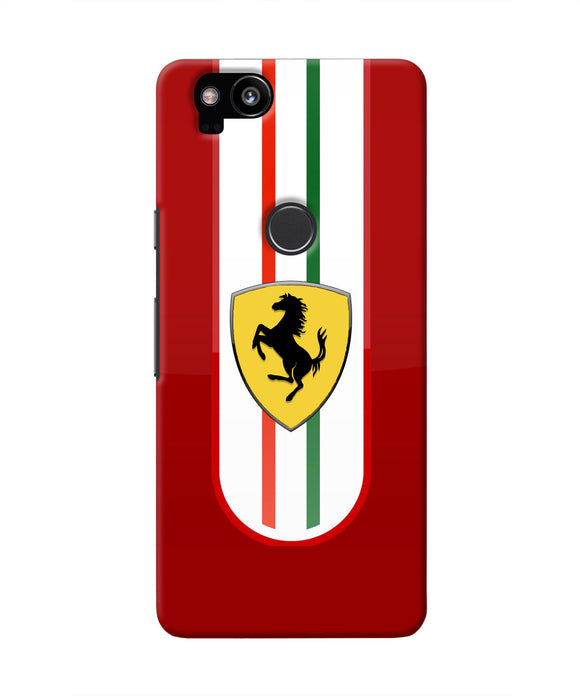 Ferrari Art Google Pixel 2 Real 4D Back Cover