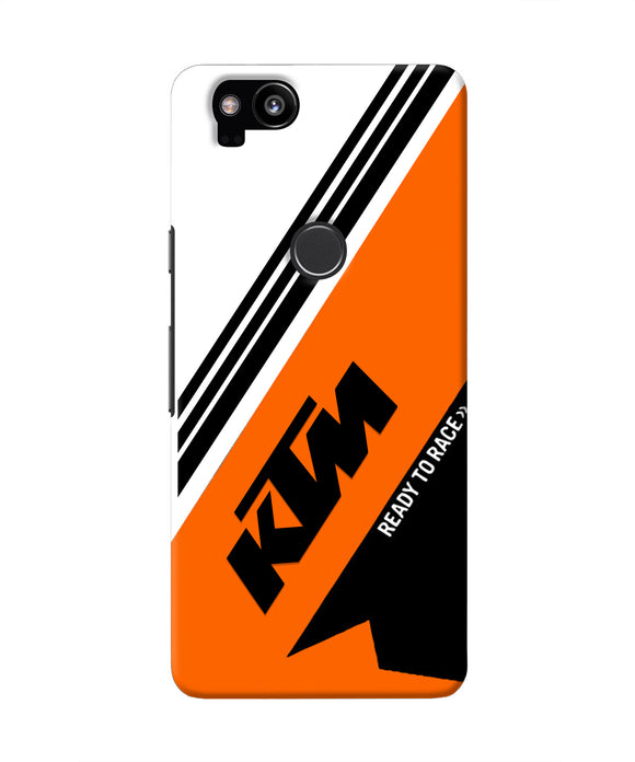 KTM Abstract Google Pixel 2 Real 4D Back Cover