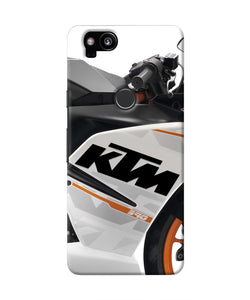 KTM Bike Google Pixel 2 Real 4D Back Cover