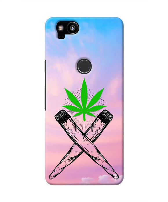 Weed Dreamy Google Pixel 2 Real 4D Back Cover