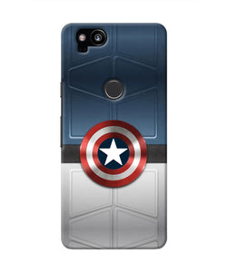 Captain America Suit Google Pixel 2 Real 4D Back Cover