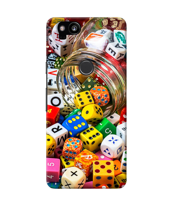 Colorful Dice Google Pixel 2 Back Cover