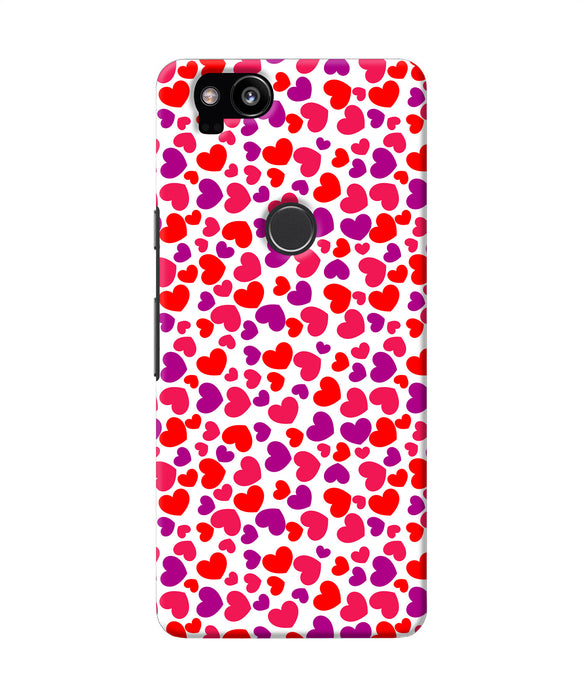 Heart Print Google Pixel 2 Back Cover