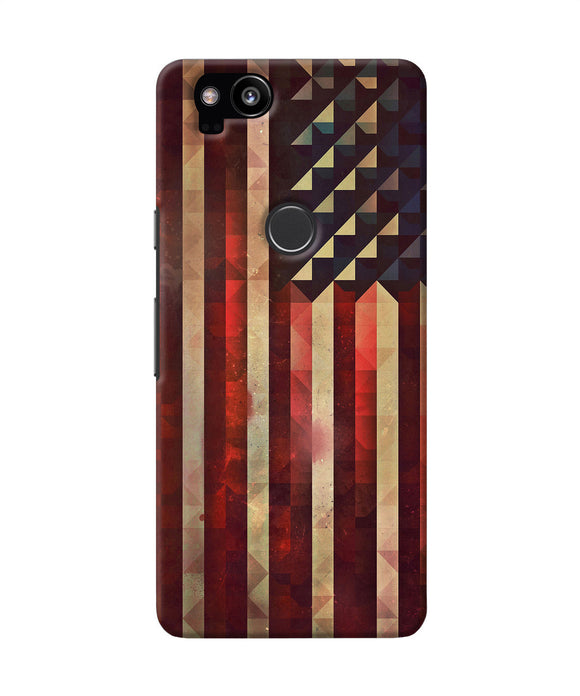 Vintage Us Flag Google Pixel 2 Back Cover