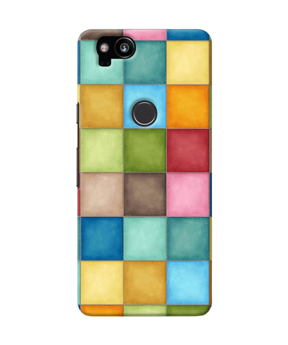 Abstract Colorful Squares Google Pixel 2 Back Cover