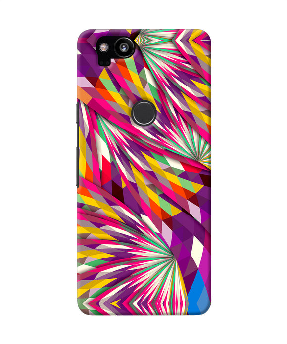 Abstract Colorful Print Google Pixel 2 Back Cover