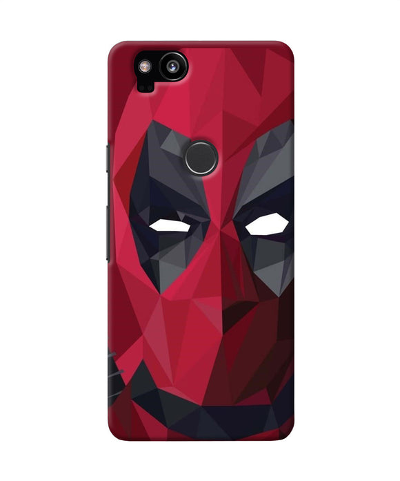 Abstract Deadpool Mask Google Pixel 2 Back Cover