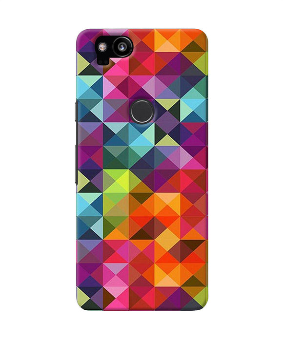 Abstract Triangle Pattern Google Pixel 2 Back Cover