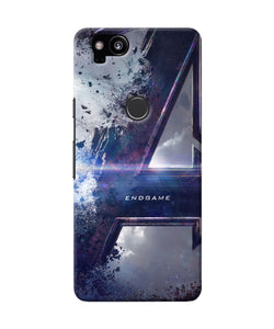 Avengers End Game Poster Google Pixel 2 Back Cover