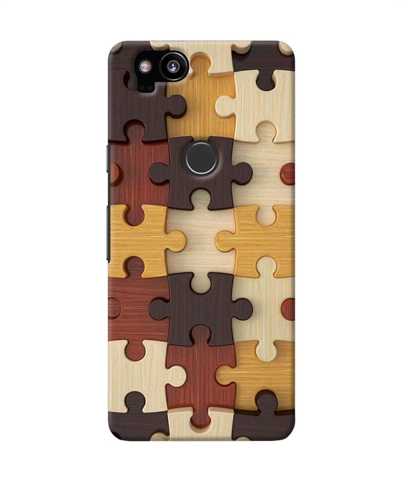 Wooden Puzzle Google Pixel 2 Back Cover