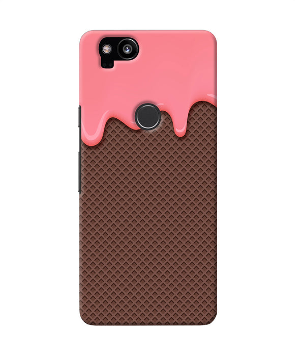 Waffle Cream Biscuit Google Pixel 2 Back Cover