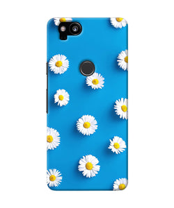 White Flowers Google Pixel 2 Back Cover