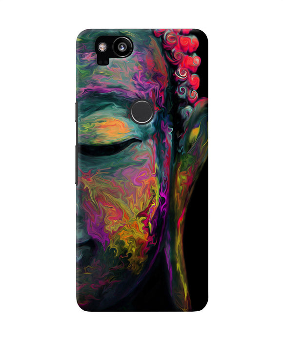 Buddha Face Painting Google Pixel 2 Back Cover