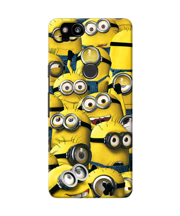Minions Crowd Google Pixel 2 Back Cover
