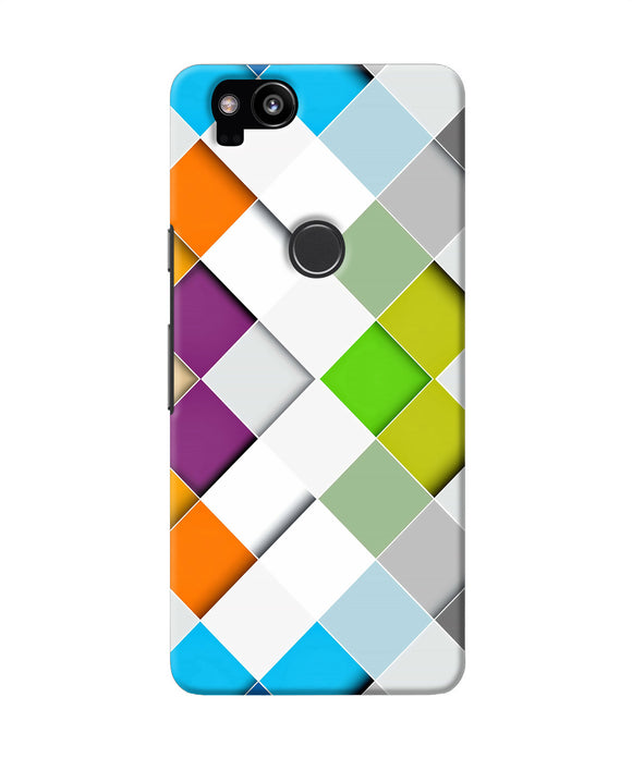 Abstract Color Box Google Pixel 2 Back Cover