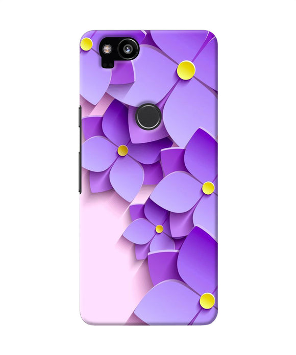 Violet Flower Craft Google Pixel 2 Back Cover