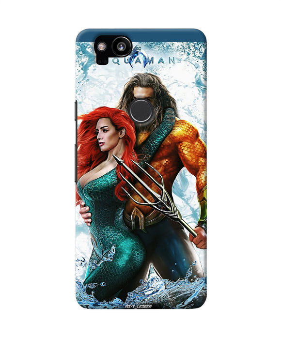 Aquaman Couple Water Google Pixel 2 Back Cover