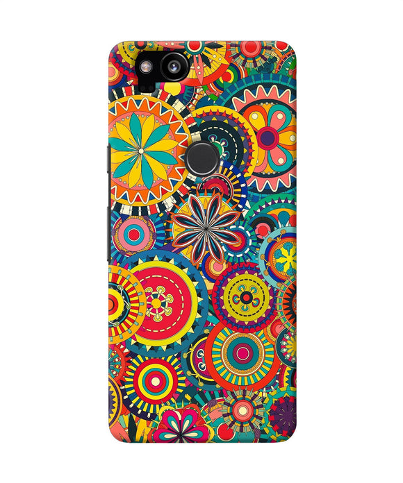 Colorful Circle Pattern Google Pixel 2 Back Cover
