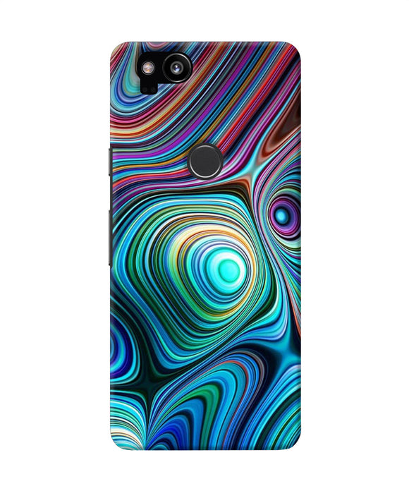 Abstract Coloful Waves Google Pixel 2 Back Cover