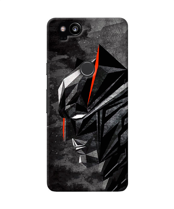 Batman Black Side Face Google Pixel 2 Back Cover