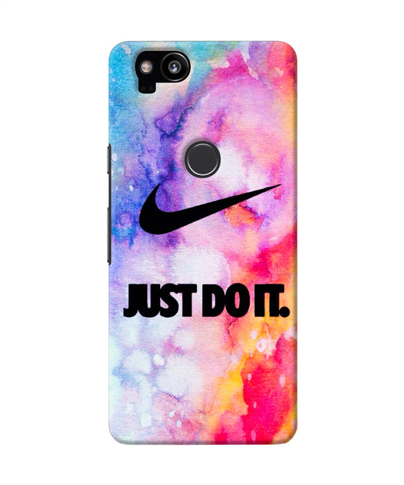 Just Do It Colors Google Pixel 2 Back Cover