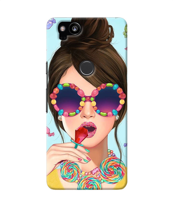 Fashion Girl Google Pixel 2 Back Cover