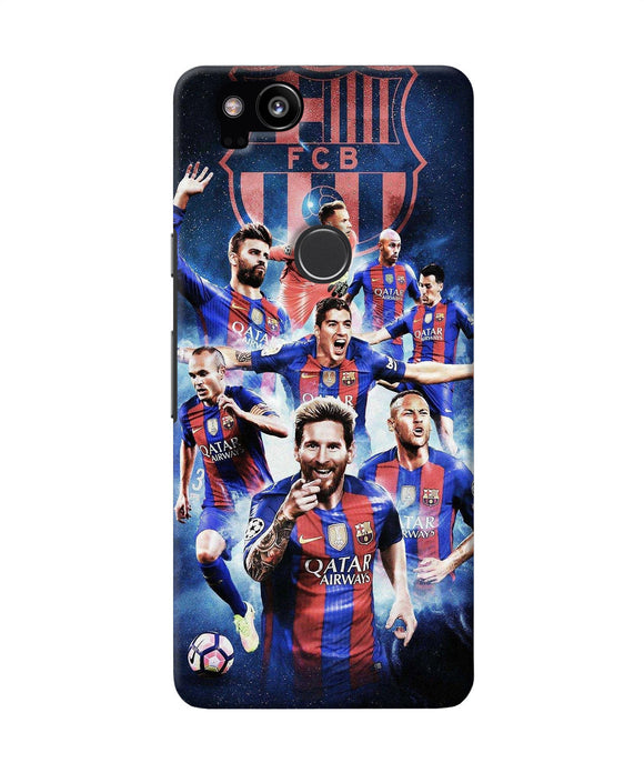 Messi Fcb Team Google Pixel 2 Back Cover
