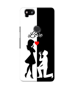 Love Propose Black And White Google Pixel 2 Back Cover