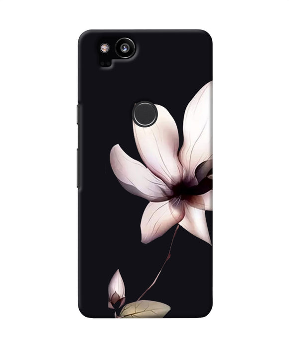 Flower White Google Pixel 2 Back Cover