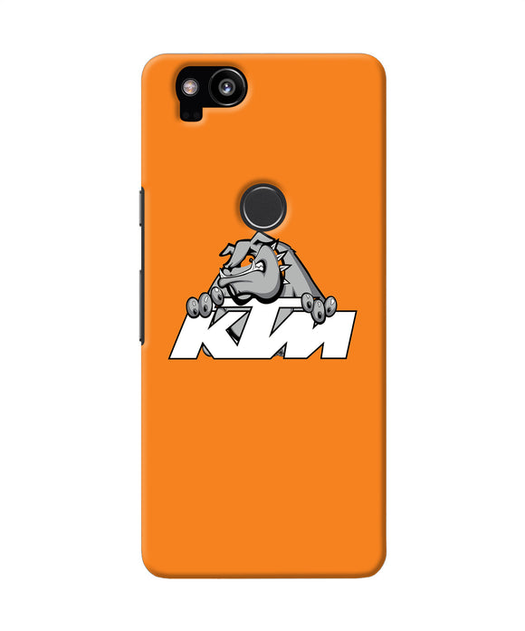 Ktm Dog Logo Google Pixel 2 Back Cover