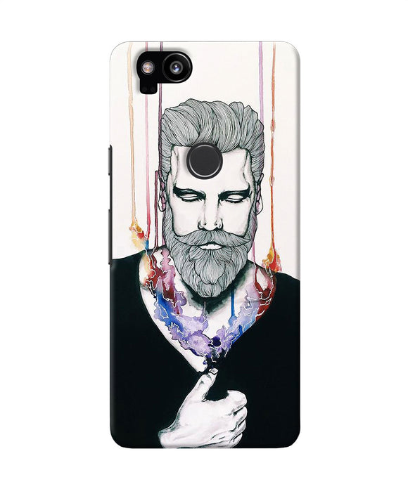 Beard Man Character Google Pixel 2 Back Cover