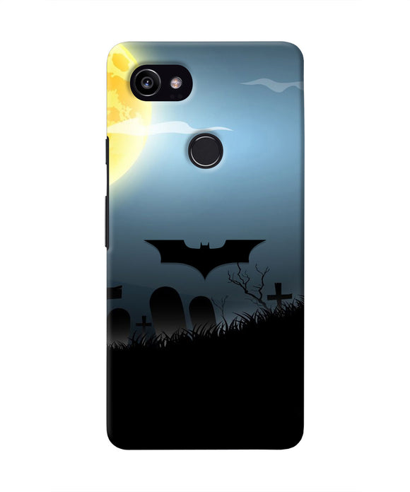 Batman Scary cemetry Google Pixel 2 XL Real 4D Back Cover