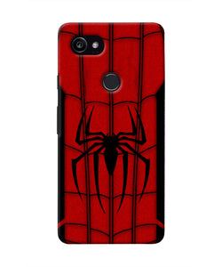 Spiderman Costume Google Pixel 2 XL Real 4D Back Cover