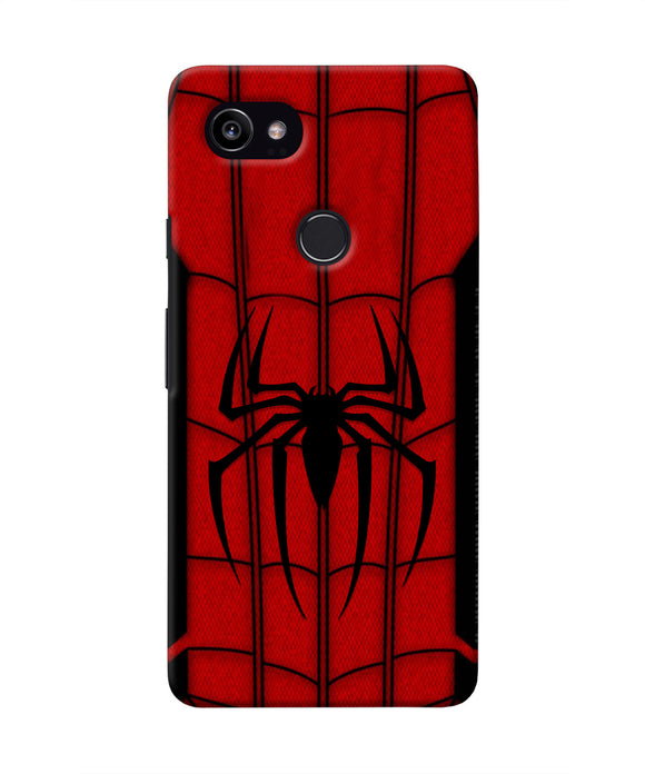 Spiderman Costume Google Pixel 2 XL Real 4D Back Cover