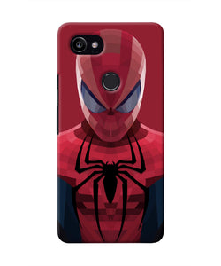 Spiderman Art Google Pixel 2 XL Real 4D Back Cover