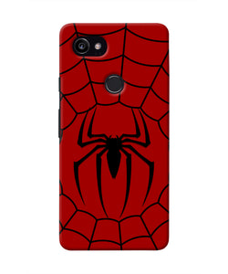 Spiderman Web Google Pixel 2 XL Real 4D Back Cover