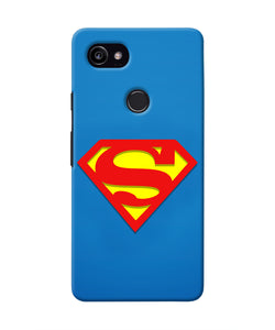 Superman Blue Google Pixel 2 XL Real 4D Back Cover