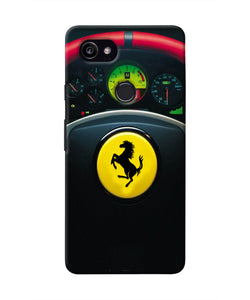 Ferrari Steeriing Wheel Google Pixel 2 XL Real 4D Back Cover