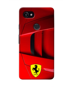 Ferrari Car Google Pixel 2 XL Real 4D Back Cover