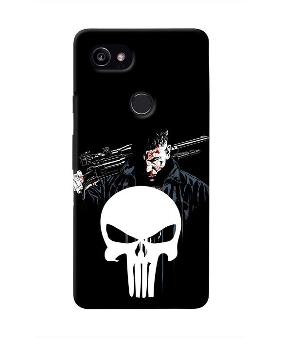 Punisher Character Google Pixel 2 XL Real 4D Back Cover