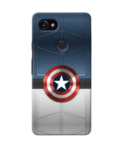 Captain America Suit Google Pixel 2 XL Real 4D Back Cover