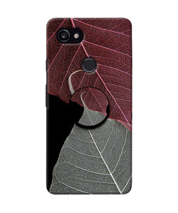 Leaf Pattern Google Pixel 2 XL Pop Case