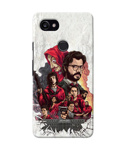 Money Heist Poster Google Pixel 2 XL Back Cover