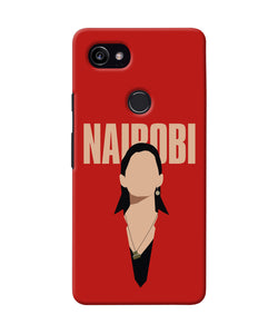 Nairobi Paint Money Heist Google Pixel 2 XL Back Cover