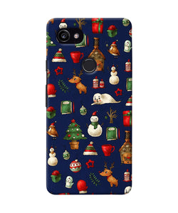 Canvas Christmas Print Google Pixel 2 Xl Back Cover