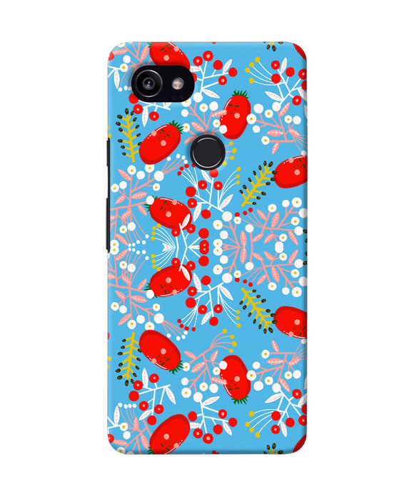 Small Red Animation Pattern Google Pixel 2 Xl Back Cover