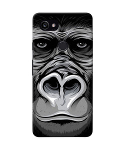 Black Chimpanzee Google Pixel 2 Xl Back Cover