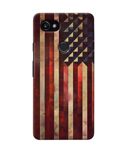 Vintage Us Flag Google Pixel 2 Xl Back Cover