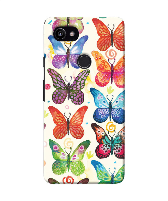 Abstract Butterfly Print Google Pixel 2 Xl Back Cover